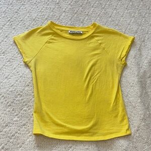Bright Yellow Short Sleeve Tee